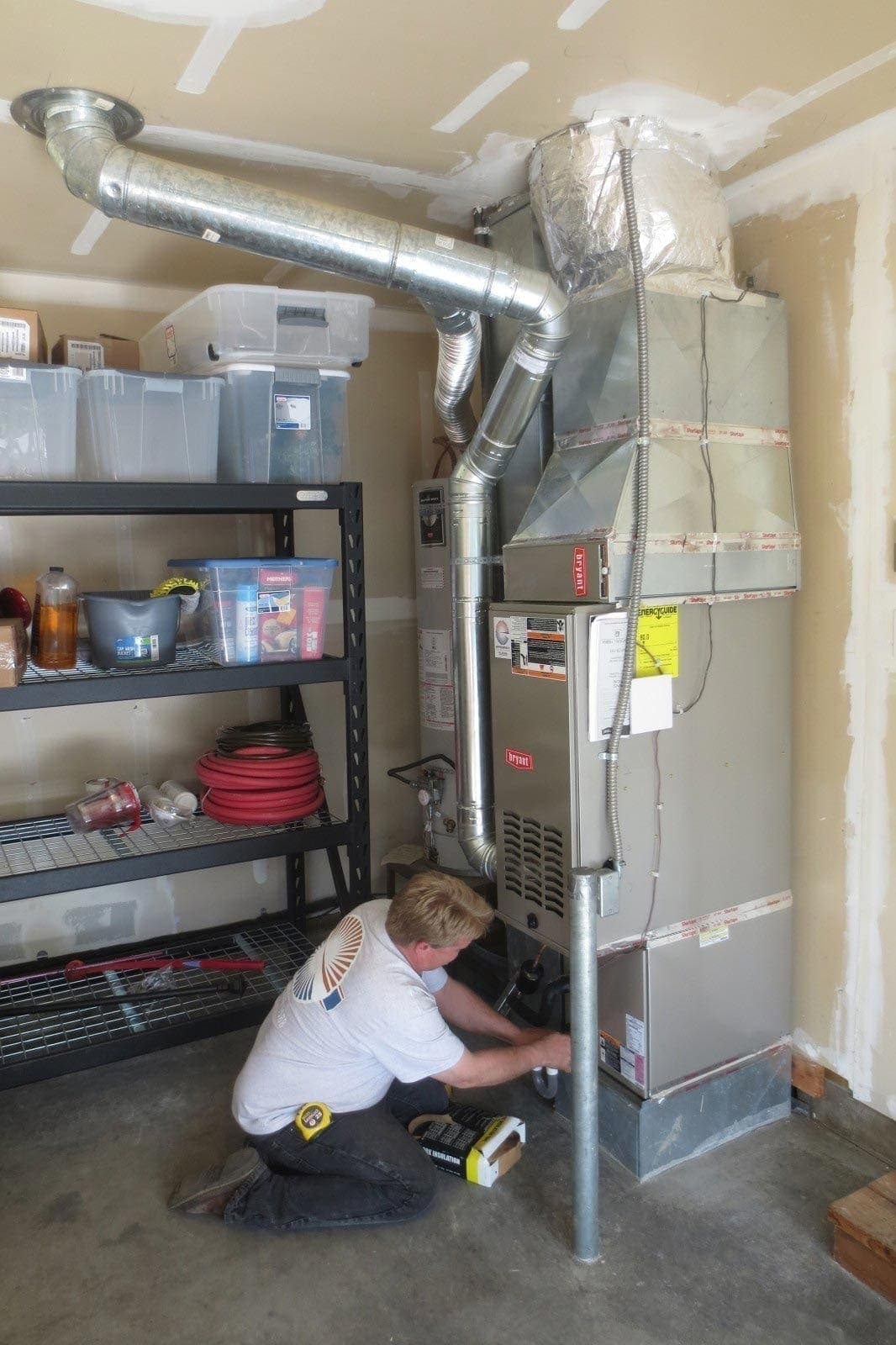 High-Efficiency Furnace Installation