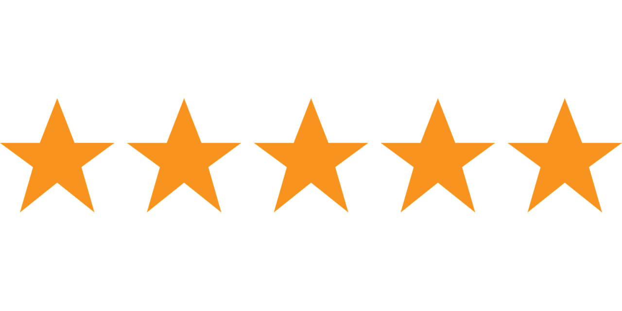 5 star rating