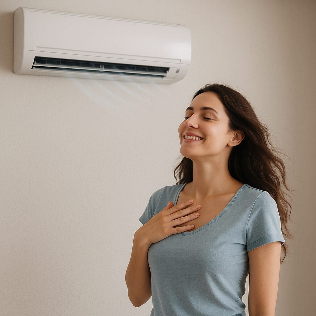 How does an AC unit work in Portland?