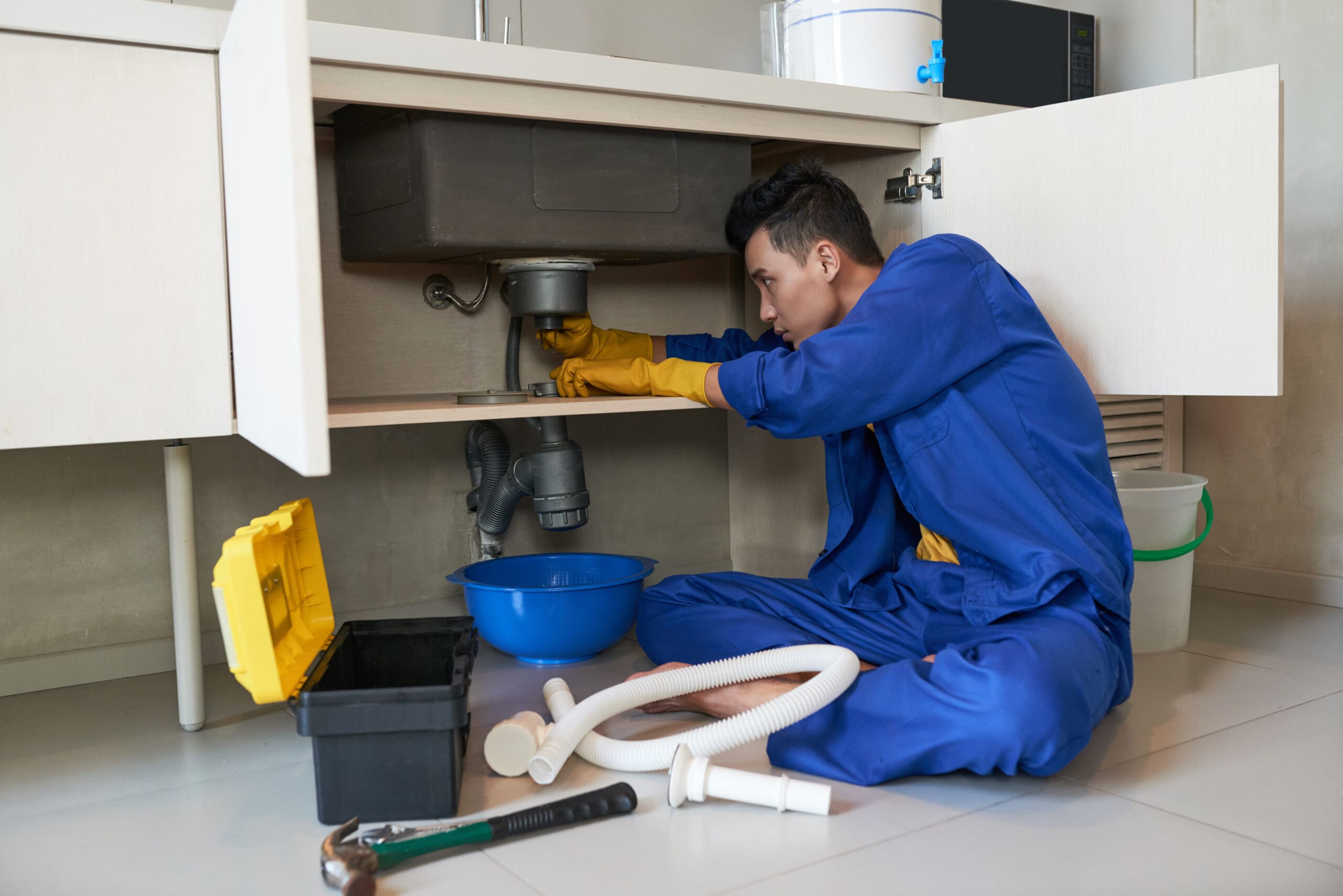 How to unclog condensate drain line in Portland?
